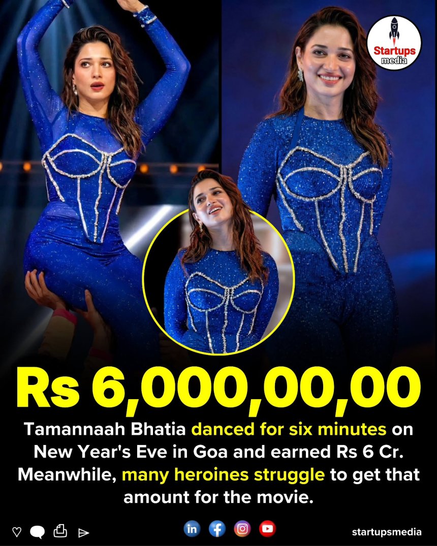 Tamannaah Bhatia: The Pan-India Star Who Earned ₹6 Crore for a 6-Minute Performance